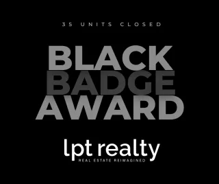 The Black Badge is LPT Realty Top Award