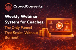 Weekly Webinar System for Coaches: The Only Funnel That Scales Without Burnout