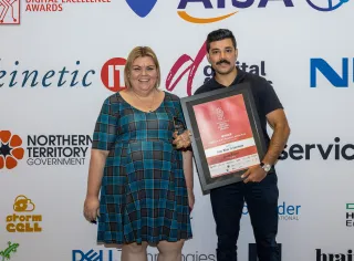 True Blue were honoured with the ICT Business of the Year award from ICTNT