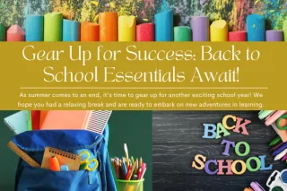 Back To School Essentials: Your Ultimate Checklist!