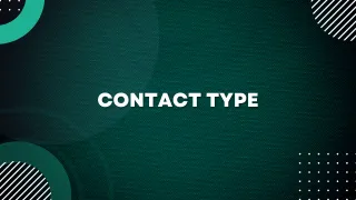 Contact Type