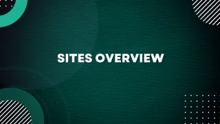 Sites Overview