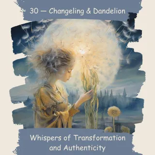 30 — Changeling & Dandelion:  Whispers of Transformation and Authenticity