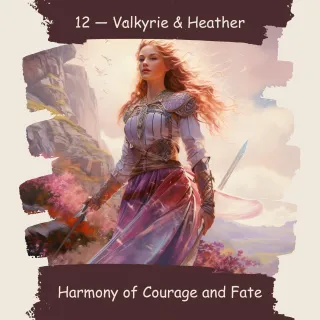 12 — Valkyrie & Heather:  Harmony of Courage and Fate