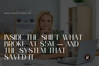 Inside the Shift: What Broke at $5M — and the System That Saved It