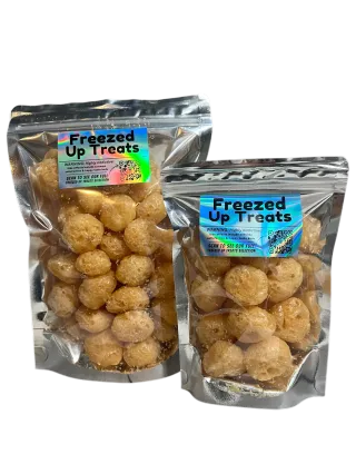 Freeze-Dried Salted Caramel Fluffs – A Buttery, Sweet & Salty Crunch!