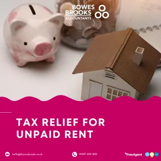Tax relief for unpaid rent
