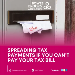 Spreading tax payments if you can’t pay your tax bill