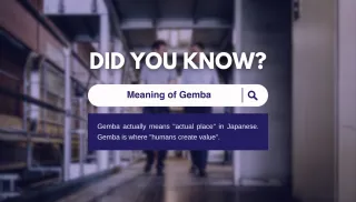 Have you heard the term Gemba but don't know what it means?