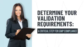 Determine Your Validation Requirements: A Critical Step for GMP Compliance