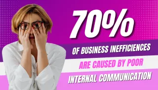 70% of Business Inefficiencies Are Caused by Poor Internal Communication