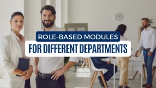 Role-based modules for different departments