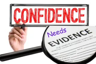 Evidence Based Confidence