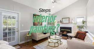 What are the steps for interior painting?