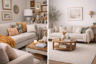 Decorated vs Well-Designed Homes