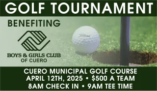 Golf Tournament benefiting Boys & Girls Club of Cuero