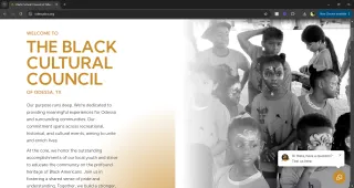 Case Study: Black Cultural Council of Odessa (BCCO) Website Redesign (2023)