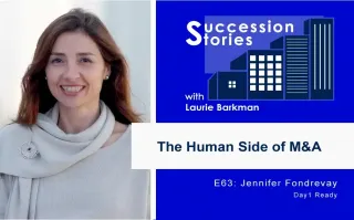 63: Human Side of M&A Deals | Jennifer Fondrevay