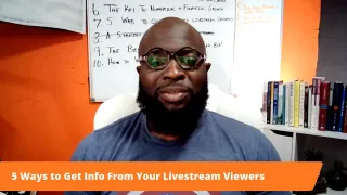 5 Ways to Get Info From Your Livestream Viewers
