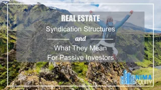 Real Estate Syndication Structures And What They Mean For You As A Passive Investor