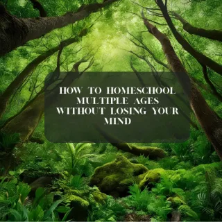 How to Homeschool Multiple Ages Without Losing Your Mind