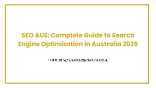 SEO AUS: Complete Guide to Search Engine Optimization in Australia 2025