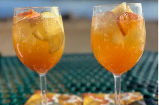 Autumn Glow Spritz Mocktail