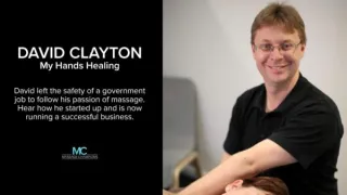 How David Clayton transitioned from a gov job to full time massage