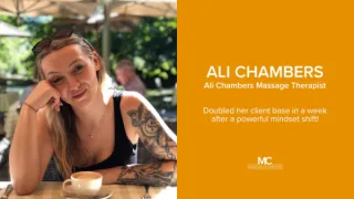 How one week REVOLUTIONISED Ali’s Massage Business