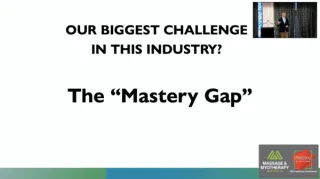 How to Overcome the Massage "Mastery Gap"