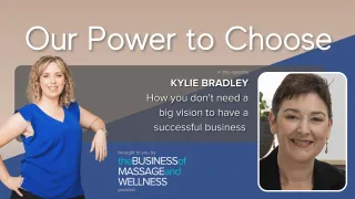 [Ep69 OPTC] How you don’t need a big vision to have a successful business – with Kylie Bradley