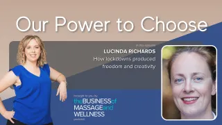 [Ep63 OPTC] How lockdowns produced freedom and creativity – with Lucinda Richards