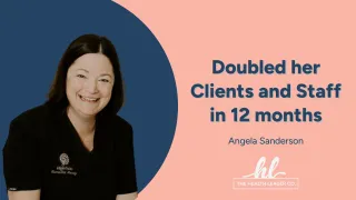 Angie doubled her income and clientele in a small community