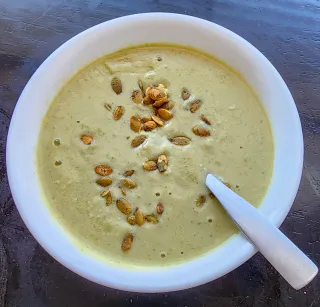 Zucchini & Kale Soup