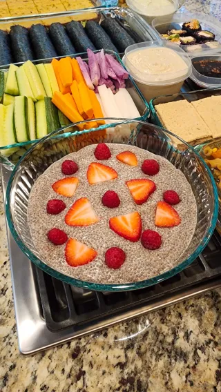 Vanilla Chia Pudding with Berries