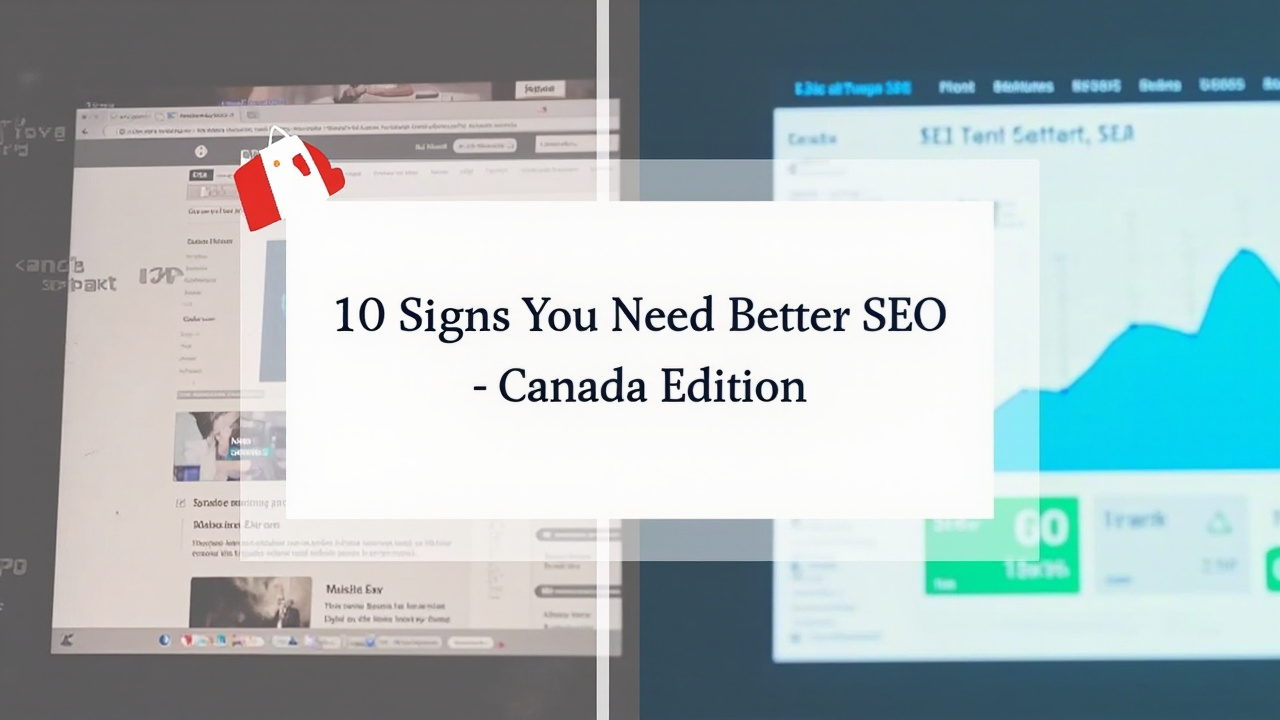 10 Signs Your Canadian Business Needs Better SEO | AI SEO Audit & Organic Lead Generation Canada