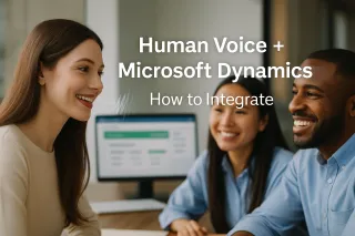 How to Integrate a Voice AI Receptionist with Microsoft Dynamics 365 — Humanized Voice & 3rd-Party Options