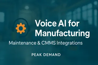 Voice AI for Manufacturing Maintenance: AI Receptionists, CMMS & IoT API Integrations to Reduce Downtime, Speed Repairs and Improve Field Service