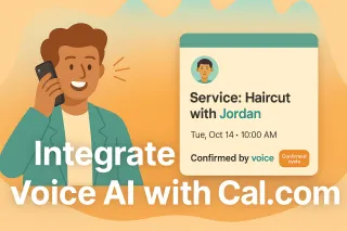 How to Integrate a Voice AI Receptionist with Cal.com for Healthcare, Recruiting, Sales, SaaS/Marketplaces, Education & Barbers/Salons