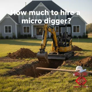 How much to hire a micro digger?