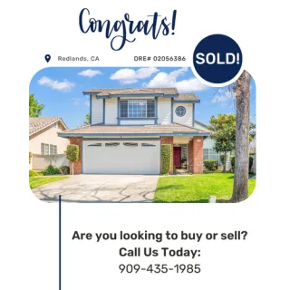 SOLD! Redlands, CA 92374