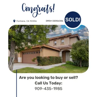 SOLD! Fontana, CA 92336