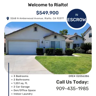 SOLD! Rialto, CA 92377