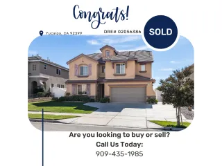 SOLD! YUCAIPA CA