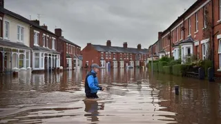 Broken Overpass, Flooded Hotels, Jesus, the Rock, Rescuess