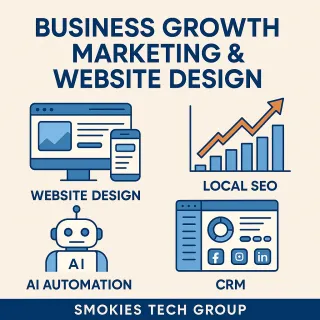 Business Growth Marketing & Website Design Automation – Smokies Tech Group
