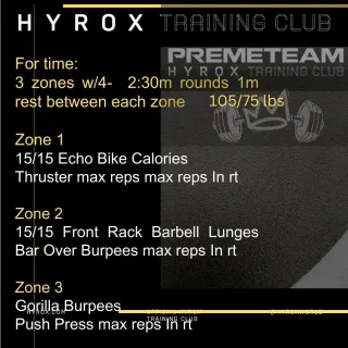 Workout of the day