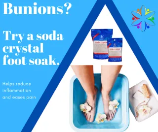  SODA CRYSTALS FOR BUNION RELIEF