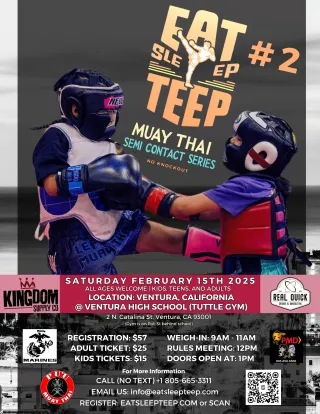 Eat Sleep Teep Semi Contact Muay Thai #2 - February 15th 2025