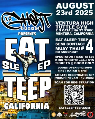 GH05T Brand Presents Eat Sleep Teep Semi Contact Muay Thai #4 - August 23rd 2025
